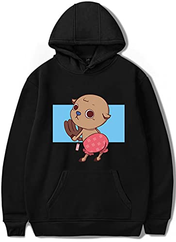 YIMIAO Herren Damen Pullover One Piece Sweatshirt Unisex Kapuzenpullover mit Anime Luffy Hoodie(4XL) von YIMIAO