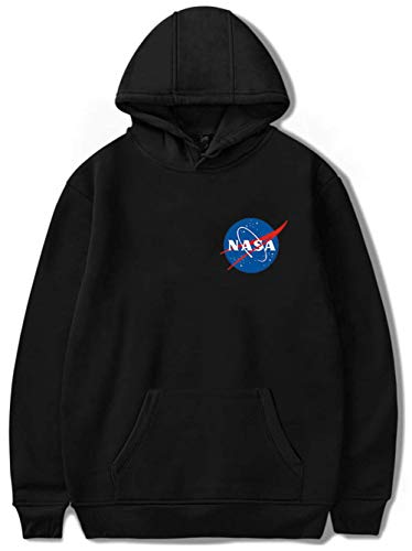 YIMIAO Herren Space Shuttle Hoodie Damen Pullover NASA Sweatshirt Insignia Kapuzenpullover(XL) von YIMIAO