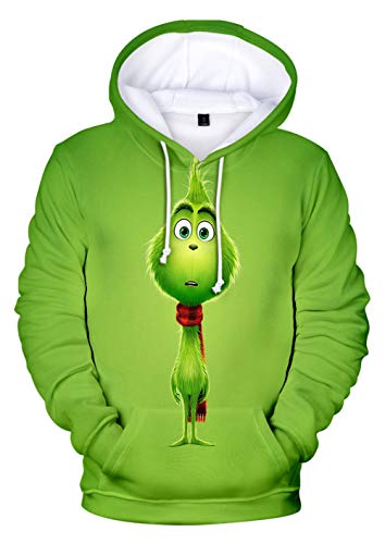 YIMIAO Herren und Damen Weihnachten Christmas Hoodies Lustige kreative 3D Pullover Sweatshirt für Jungen Mädchen(XXS) von YIMIAO