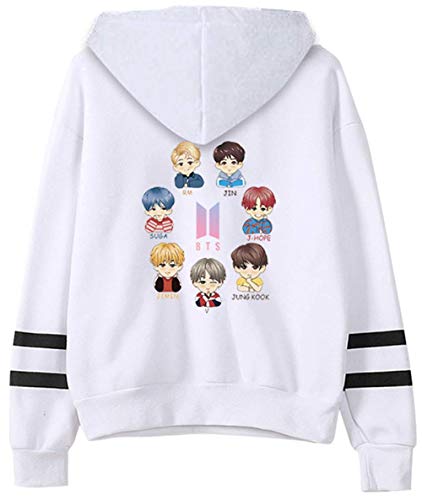 YIMIAO Unisex Musik Fans Hoodie Kapuzenpullover Hip Hop Casual kugelsicher Jugendliga Sweatshirt für Herren Damen(S) von YIMIAO