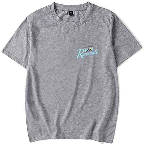 YIMIAO Unisex T-Shirt Bekleidungs mit Riverdale Southside Serpents Streetwear Herren Damen Short Sleeve Rundhals Kurzarm Shirt(XXL) von YIMIAO
