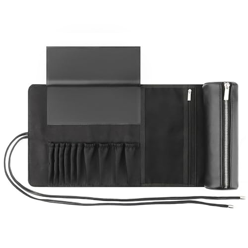 YIMINI Make Up Pinsel Kosmetiktasche, Make Up Pinsel Tasche Tragbar, Make Up Pinsel Tasche Tragbar, Make Up Pinsel Organizer Tasche, Für Künstler & Dating Make Up (Reel Kosmetiktasche) von YIMINI