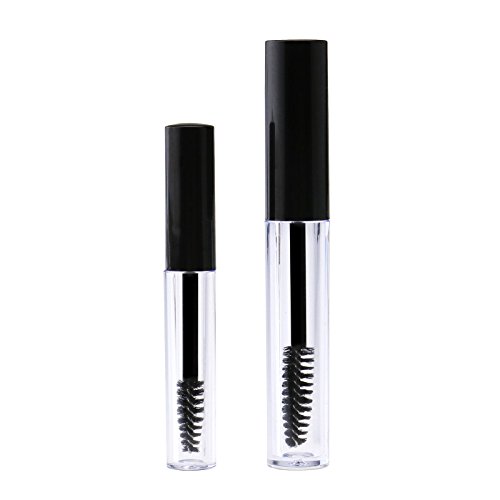 YINETTECH 2pcs Mascara Rohr Wimpern leer Flasche Bottle Makeup Klar Reise 1.5ml+3.5ml von YINETTECH