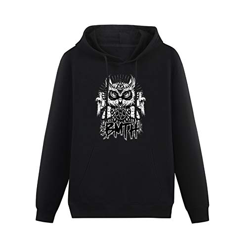 YINGBUFAN Men's Hoody Sweatershirt Bring Me The Owl Horizon Hoodies Pullover Long Sleeve Sweatshirts Black L von YINGBUFAN