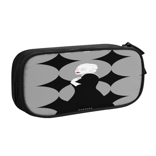 YINGD Adele Federmäppchen mit doppeltem Reißverschluss, Make-up-Tasche – kompakte Oxford-Tuch-Tasche für Reisen, Fitnessstudio, tägliche Essentials, mehrfarbig, Europäischer und amerikanischer Stil von YINGD