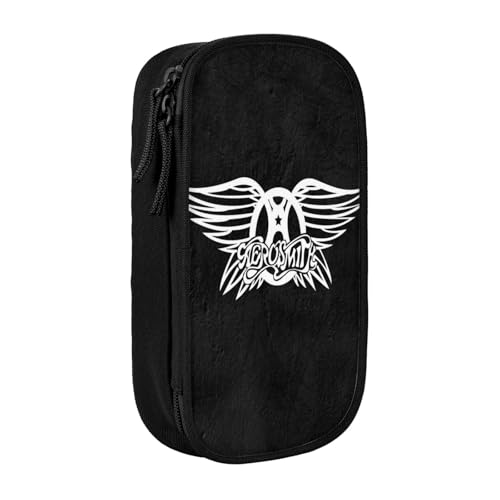 YINGD Aerosmith Federmäppchen für Musikliebhaber – Oxford-Tuch-Tasche für Gitarrenplektren, Noten, Stifte (Geschenkidee) von YINGD