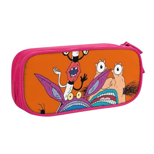 YINGD Ahh Federmäppchen mit echten Monstern, Federmäppchen für Kinder, großes Fassungsvermögen, Schulbedarf, Reißverschluss, Schreibwaren, rose, 21x10.5x5cm, Taschen-Organizer YINGD Ahh Federmäppchen mit echten Monstern, Federmäppchen für Kinder, großes Fassungsvermögen, Schulbedarf, Reißverschluss, Schreibwaren, rose, 21x10.5x5cm, Taschen-Organizer von YINGD
