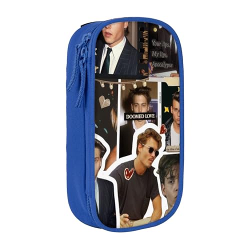 YINGD Ahh Federmäppchen mit echten Monstern, Stiftehalter, für Kinder, große Aufbewahrung, Schulbedarf, Geschenke, Federmäppchen, blau, 21x10.5x5cm, Taschen-Organizer YINGD Ahh Federmäppchen mit echten Monstern, Stiftehalter, für Kinder, große Aufbewahrung, Schulbedarf, Geschenke, Federmäppchen, blau, 21x10.5x5cm, Taschen-Organizer von YINGD