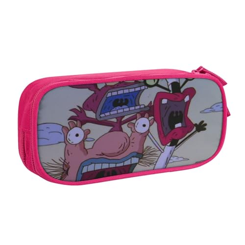 YINGD Ahh Federmäppchen mit echten Monstern, Stiftehalter, für Kinder, große Aufbewahrung, Schulbedarf, Geschenke, Federmäppchen, rose, 21x10.5x5cm, Taschen-Organizer YINGD Ahh Federmäppchen mit echten Monstern, Stiftehalter, für Kinder, große Aufbewahrung, Schulbedarf, Geschenke, Federmäppchen, rose, 21x10.5x5cm, Taschen-Organizer von YINGD