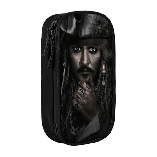 YINGD Ahh Federmäppchen mit echten Monstern, klassische Stiftebox, Tasche für Kinder, große Kapazität, Studenten, Schule, Geschenk, Federmäppchen, Schwarz , 21x10.5x5cm, Taschen-Organizer von YINGD