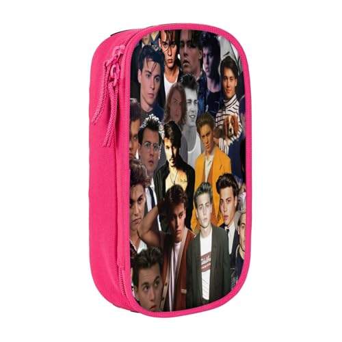 YINGD Ahh Federmäppchen mit echten Monstern, klassisches Federmäppchen für Studenten, große Kapazität, Studenten, Schule, Geschenke, Stiftebox, rose, 21x10.5x5cm, Taschen-Organizer von YINGD