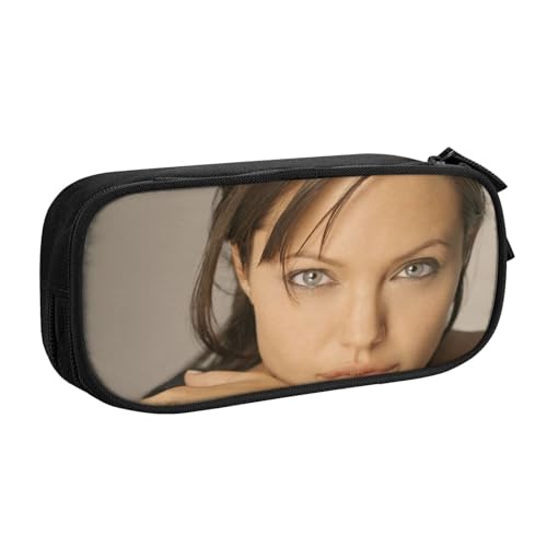 YINGD Angelina Jolie Federmäppchen, faltbar, Reise-Organizer, waschbares Oxford-Tuch für Stifte, Kabel, kleines Zubehör, mehrfarbig, Europäischer und amerikanischer Stil, Retro, modern von YINGD