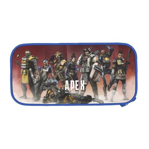 YINGD Apex Legends Federmäppchen mit großem Fassungsvermögen, ästhetisches Stiftetui, Schulbedarf, Organizer, mehrere Fächer, Schwarz , 21x10.5x5cm, Taschen-Organizer von YINGD
