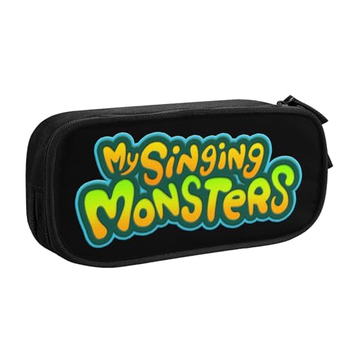 YINGD Banban Garten-Bleistifttasche Fach Bleistifttasche Grundschule Schüler Quadratisch Bleistift Schreibwaren Tasche, Schwarz , 21x10.5x5cm, Taschen-Organizer von YINGD