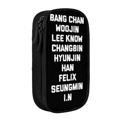 YINGD Banban Garten-Bleistifttasche Fach Bleistifttasche Grundschule Schüler Quadratisch Bleistift Schreibwaren Tasche, Schwarz , 21x10.5x5cm, Taschen-Organizer von YINGD