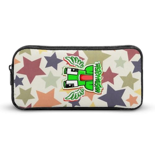 YINGD Barney The Dinosaurier-Federmäppchen, doppellagig, großes Fassungsvermögen, für die Schule, mehrfarbig, Europäischer und amerikanischer Stil, Retro, modern von YINGD