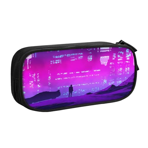 YINGD Blade Runner Black Lotus Federmäppchen Auslaufsicher Innen - Oxford Tuch Reißverschluss Etui für Tintenstifte, Lippenstifte, Kleinigkeiten, mehrfarbig, Europäischer und amerikanischer Stil von YINGD