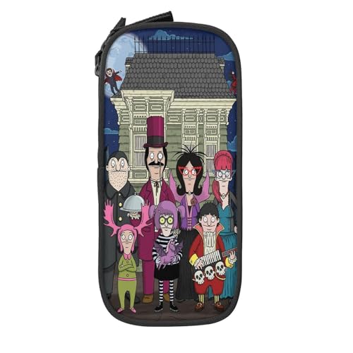 YINGD Bob's Burgers Federmäppchen mit großem Fassungsvermögen, ästhetisches Stiftetui, Schulbedarf, Organizer, mehrere Fächer von YINGD