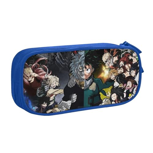 YINGD Boku no Hero Anime Federmäppchen, großes Fassungsvermögen, doppelschichtig, Stiftetasche, Schule, Schreibwaren, Federmäppchen, Zubehör, mehrfarbig, Europäischer und amerikanischer Stil, Retro YINGD Boku no Hero Anime Federmäppchen, großes Fassungsvermögen, doppelschichtig, Stiftetasche, Schule, Schreibwaren, Federmäppchen, Zubehör, mehrfarbig, Europäischer und amerikanischer Stil, Retro von YINGD