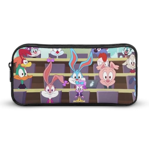 YINGD Cartoon Tiny Toons Looniversity Federmäppchen, Schüler-Stifttasche, Aufbewahrung, Organizer, Federmäppchen, Schreibwarentasche, Bürobedarf für Kinder und Erwachsene, mehrfarbig, Europäischer und YINGD Cartoon Tiny Toons Looniversity Federmäppchen, Schüler-Stifttasche, Aufbewahrung, Organizer, Federmäppchen, Schreibwarentasche, Bürobedarf für Kinder und Erwachsene, mehrfarbig, Europäischer und von YINGD