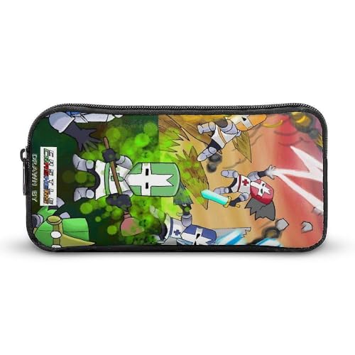 YINGD Castle Crashers Federmäppchen, tragbar, mit Reißverschluss, Kosmetiktasche, hohe Kapazität, Make-up-Tasche, Schreibwaren-Tasche YINGD Castle Crashers Federmäppchen, tragbar, mit Reißverschluss, Kosmetiktasche, hohe Kapazität, Make-up-Tasche, Schreibwaren-Tasche von YINGD
