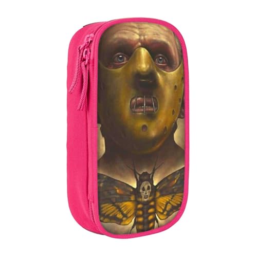 YINGD Churky Federmäppchen, Federmäppchen, Stiftebox für Studenten, große Kapazität, Büro-Reißverschluss, Schreibwaren, rose, 21x10.5x5cm, Taschen-Organizer von YINGD