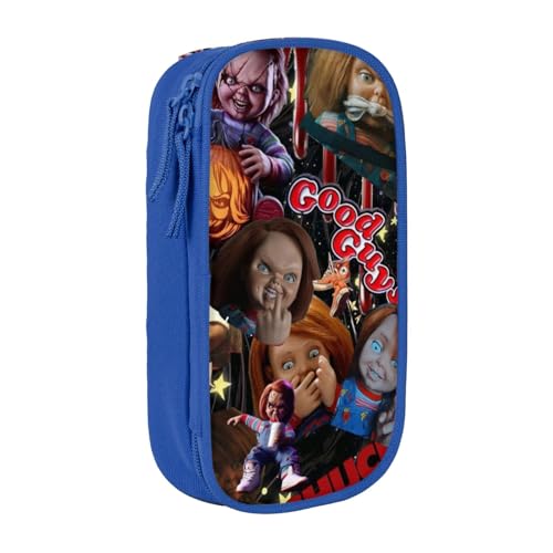 YINGD Churky Federmäppchen, lustiges Stifteetui, Kinder, große Aufbewahrung, Schulbedarf, Kosmetik, Federmäppchen, blau, 21x10.5x5cm, Taschen-Organizer YINGD Churky Federmäppchen, lustiges Stifteetui, Kinder, große Aufbewahrung, Schulbedarf, Kosmetik, Federmäppchen, blau, 21x10.5x5cm, Taschen-Organizer von YINGD