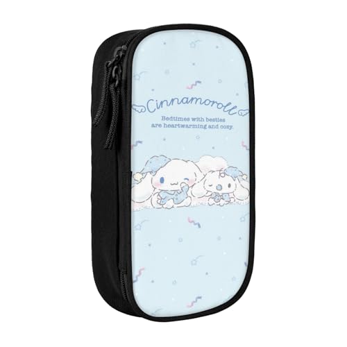 YINGD Cinnamoroll Federmäppchen mit RFID-blockierender Tasche – sicherer Oxford-Tuch-Organizer für Karten, Stifte, Bargeld, mehrfarbig, Europäischer und amerikanischer Stil, Retro, modern von YINGD
