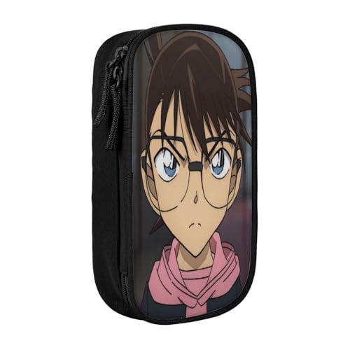 YINGD Conan Edogawa Federmäppchen für Musikliebhaber, Oxford-Tuch-Tasche für Gitarrenplektren, Noten, Stifte (Geschenkidee) von YINGD