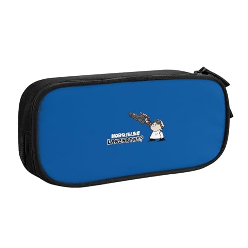 YINGD Dexter's Labor-Federmäppchen für Studenten, mehrlagiges Reißverschluss-Design, passend für Notizbücher, Stifte, Taschenrechner, mehrfarbig, Europäischer und amerikanischer Stil, Retro, modern von YINGD