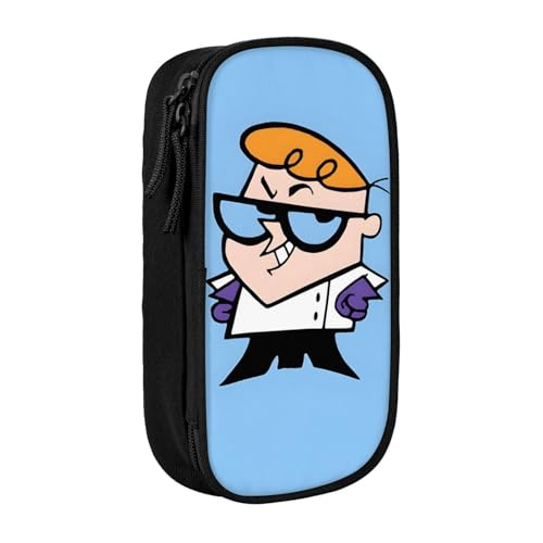 YINGD Dexter's Laboratory Federmäppchen für Musikliebhaber, Oxford-Tuch-Tasche für Gitarrenplektren, Noten, Stifte (Geschenkidee), mehrfarbig, Europäischer und amerikanischer Stil, Retro, modern von YINGD