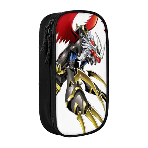 YINGD Digimon Federmäppchen für Wissenschafts-Kits – Laborfreundliches Oxford-Tuch mit auslaufsicherem Innenraum für Werkzeuge, Stifte von YINGD