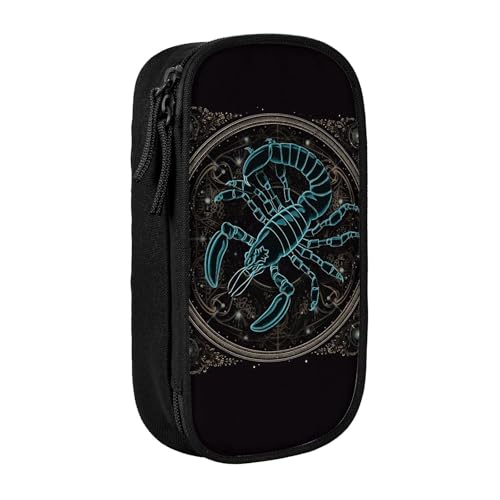 YINGD Dinosaurier-Federmäppchen, Brachiosaurus, Tier, Federmäppchen, Stift, große Aufbewahrungstaschen, Studenten, Schule, mehrfarbig, Europäischer und amerikanischer Stil, Retro, modern von YINGD