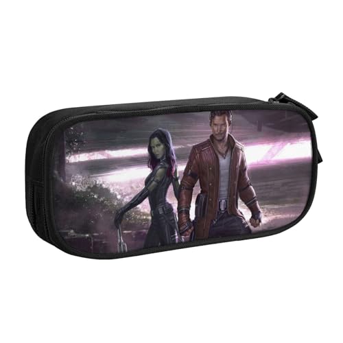 YINGD Edge of The Galaxy Federmäppchen mit integriertem Spitzer – All-in-One-Aufbewahrung für Bleistifte, Radiergummis, Lineale (Schulgebrauch), mehrfarbig, Europäischer und amerikanischer Stil, Retro von YINGD