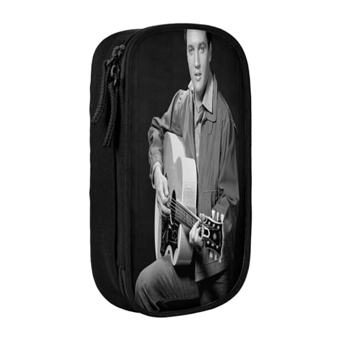 YINGD Elvis Presley Federmäppchen, wasserabweisender Stoff, schnell trocknendes Oxford-Tuch, für Outdoor-Aktivitäten und tägliches Pendeln, mehrfarbig, Europäischer und amerikanischer Stil, Retro von YINGD