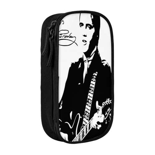 YINGD Elvis Presley Federmäppchen mit abnehmbarem Gurt – Oxford-Tuch mit mehreren Fächern für Stifte, Werkzeuge, Kosmetik, mehrfarbig, Europäischer und amerikanischer Stil, Retro, modern von YINGD