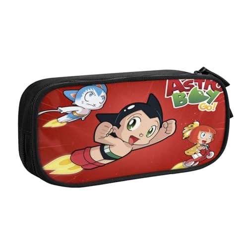 YINGD Federmäppchen, Federmäppchen, Reißverschluss, Organizer, Schreibwaren-Halter, Aufbewahrungsbox für Büro, Schule, Dinosaurier-Skelett, Neon-Geometrie, Schwarz , 21x10.5x5cm, Taschen-Organizer von YINGD