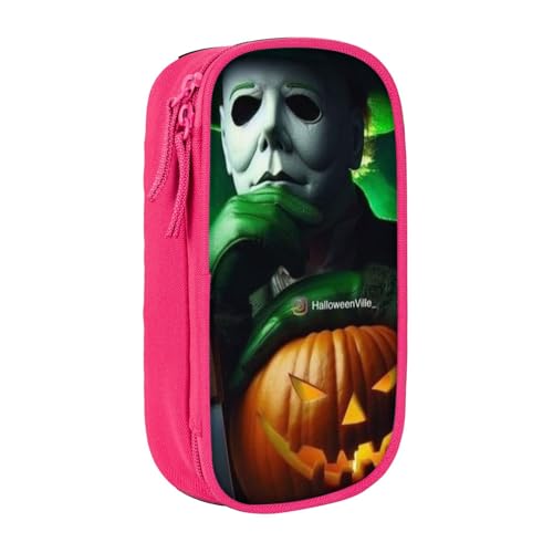 YINGD Federmäppchen, Federmäppchen, Reißverschluss, Organizer, Schreibwaren-Halter, Aufbewahrungsbox für Büro, Schule – T Rex Dino Knochen, lustiges Dinosaurier-Skelett, rose, 21x10.5x5cm von YINGD