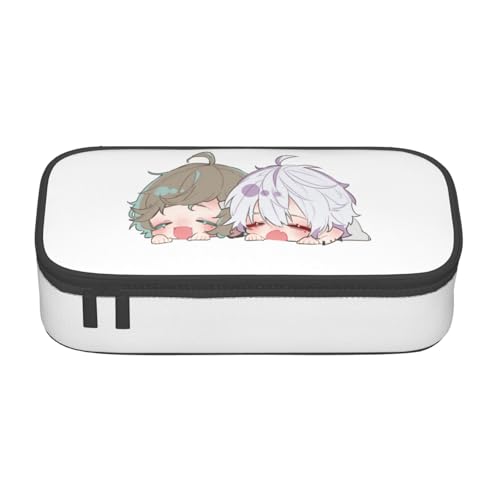 YINGD Federmäppchen Nijisanji Kanae Kuzuha Anime Schreibwaren Tasche Stifthalter Große Kapazität Student Gebrauch Niedlich Einfache Kosmetiktasche Uni rr5t63, Schwarz , 21x10.5x5cm von YINGD