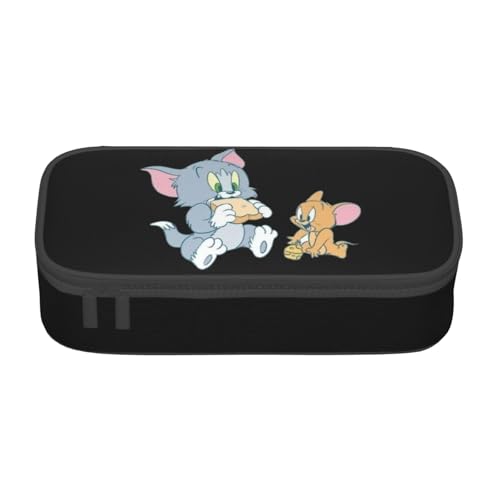 YINGD Federmäppchen Tom und Jerry Anime Schreibwaren Tasche Stifttasche Große Kapazität Niedlich Einfach Schule Uni uuj63, Schwarz , 21x10.5x5cm, Taschen-Organizer YINGD Federmäppchen Tom und Jerry Anime Schreibwaren Tasche Stifttasche Große Kapazität Niedlich Einfach Schule Uni uuj63, Schwarz , 21x10.5x5cm, Taschen-Organizer von YINGD