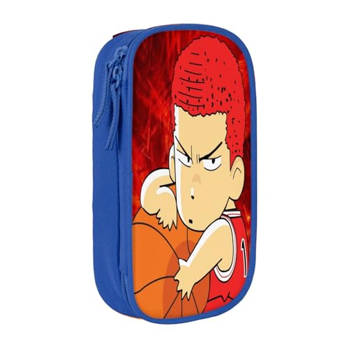 YINGD Federmäppchen mit Basketball-Anime-Charakteren, Federmäppchen für Kinder, großes Fassungsvermögen, Schulbedarf, Reißverschluss, Schreibwaren, blau, 21x10.5x5cm, Taschen-Organizer YINGD Federmäppchen mit Basketball-Anime-Charakteren, Federmäppchen für Kinder, großes Fassungsvermögen, Schulbedarf, Reißverschluss, Schreibwaren, blau, 21x10.5x5cm, Taschen-Organizer von YINGD