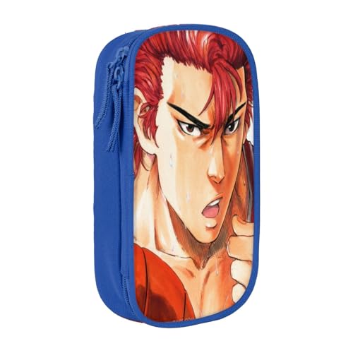 YINGD Federmäppchen mit Basketball-Anime-Charakteren, Stiftehalter, für Kinder, große Aufbewahrung, Schulbedarf, Geschenk, Federmäppchen, blau, 21x10.5x5cm, Taschen-Organizer YINGD Federmäppchen mit Basketball-Anime-Charakteren, Stiftehalter, für Kinder, große Aufbewahrung, Schulbedarf, Geschenk, Federmäppchen, blau, 21x10.5x5cm, Taschen-Organizer von YINGD