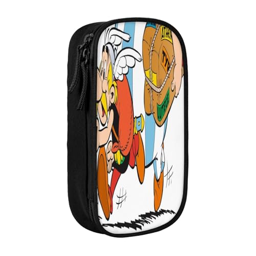 YINGD Federmäppchen mit Dinosaurier-Krokodil-Tier-Cartoon-Motiv, niedlich, für Mädchen und Jungen, großes Federmäppchen, mehrfarbig, Europäischer und amerikanischer Stil, Retro, modern von YINGD