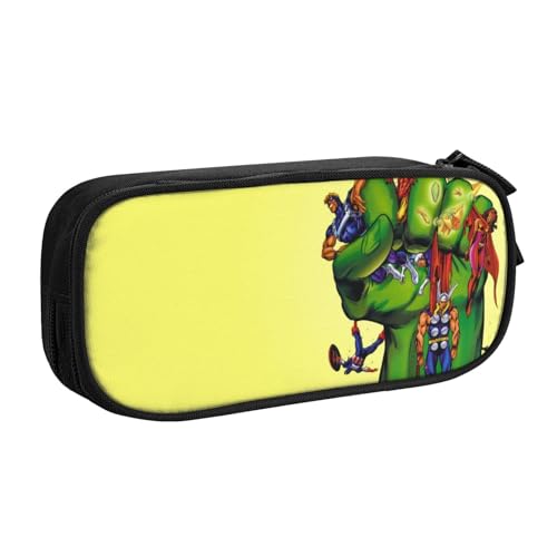 YINGD Federmäppchen mit Dinosaurier-Motiv, Chrom, lustig, Computer-Programmierer, große Kapazität, Tasche für die Schule, mehrfarbig, Europäischer und amerikanischer Stil, Retro, modern von YINGD