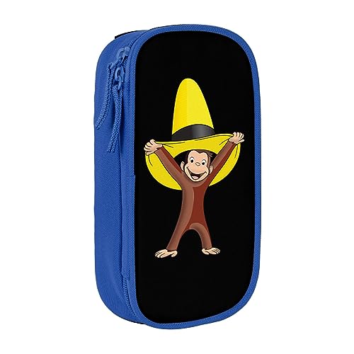 YINGD Federmäppchen mit großem Fassungsvermögen, Gamer Zone, graues Game-Controller-Muster, Federmäppchen, 2 Fächer, Federmäppchen, Schwarz , 21x10.5x5cm, Taschen-Organizer von YINGD