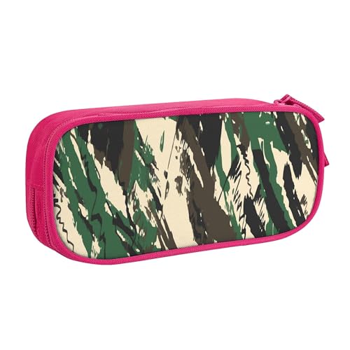 YINGD Federmäppchen mit großem Fassungsvermögen, Hunter Camo Muster, Federmäppchen mit 2 Fächern, Schwarz , 21x10.5x5cm, Taschen-Organizer von YINGD