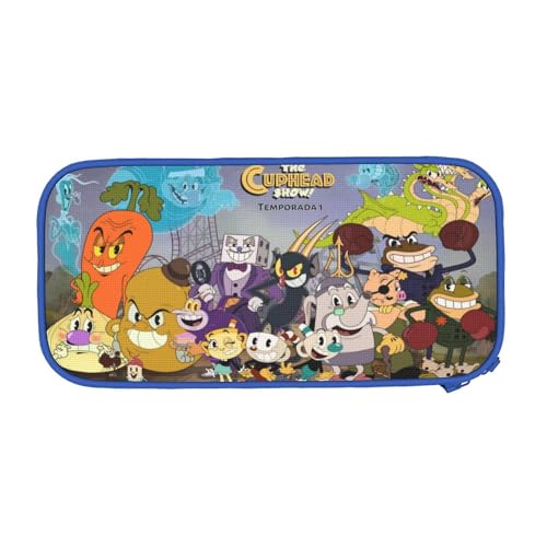 YINGD Federmäppchen mit großem Fassungsvermögen, Mardi Gras 2024, Dinosaurier-Merch, doppellagig, für Mädchen, mehrfarbig, Europäischer und amerikanischer Stil, Retro, modern von YINGD