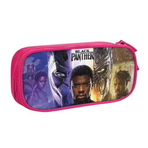 YINGD Federmäppchen mit großem Fassungsvermögen, japanischer Stil, Blumenmuster, Federmäppchen, 2 Fächer, Schwarz , 21x10.5x5cm, Taschen-Organizer von YINGD