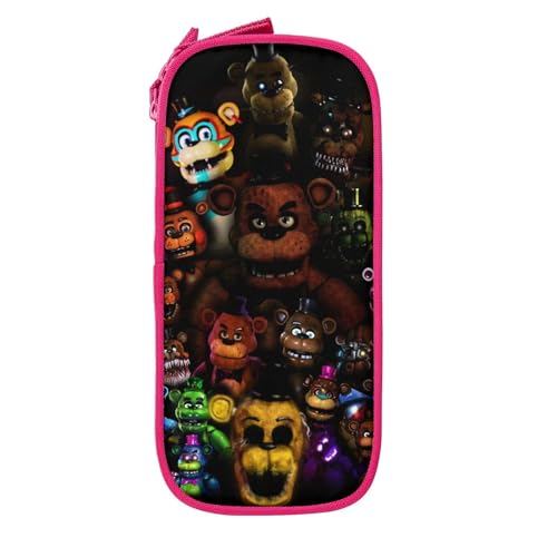 YINGD Five Nights at Freddy's Federmäppchen mit großem Fassungsvermögen, große Aufbewahrung, Federmäppchen mit Reißverschluss, Federmäppchen YINGD Five Nights at Freddy's Federmäppchen mit großem Fassungsvermögen, große Aufbewahrung, Federmäppchen mit Reißverschluss, Federmäppchen von YINGD