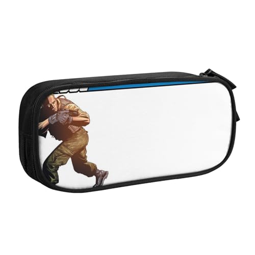 YINGD G.I. Joe A Real American Hero Federmäppchen für Buchliebhaber, Oxford-Tuch-Tasche mit Lesezeichenfach und Stifthalter (Geschenk bereit) von YINGD